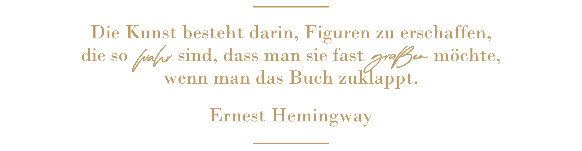 Zitat über Romanfiguren